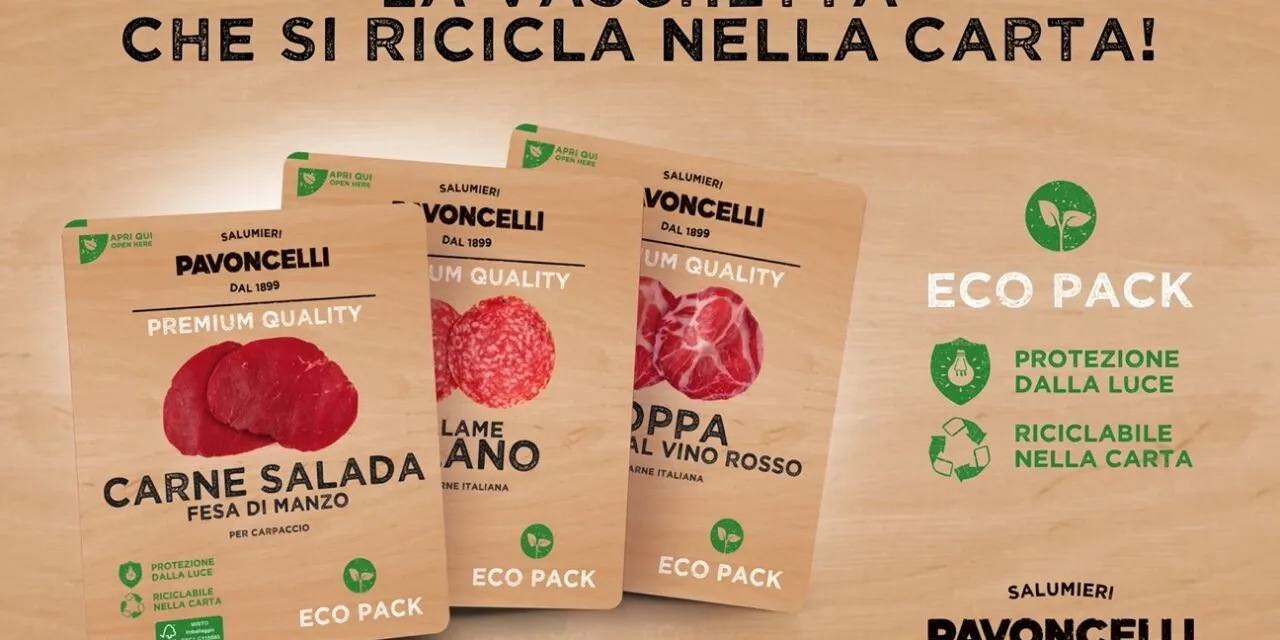 Si Può Fare! A Cibus 2021 viene presentata la prima vaschetta per salumi affettati, completamente riciclabile nella carta.